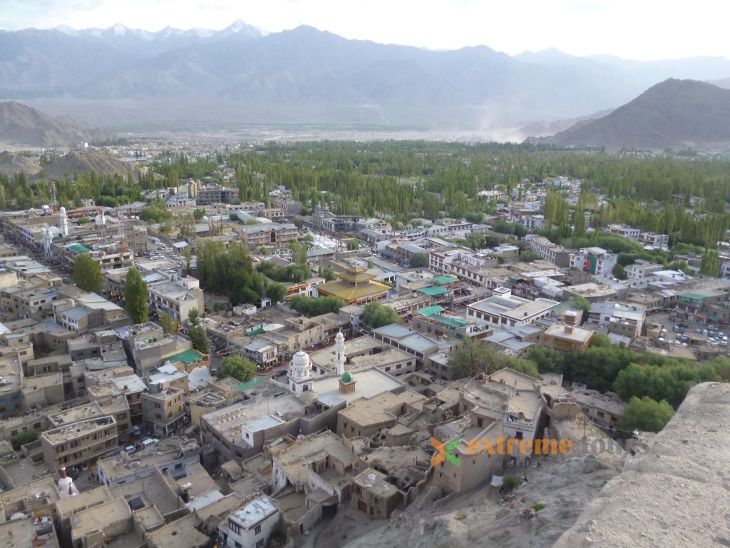 Leh city View from potala palace