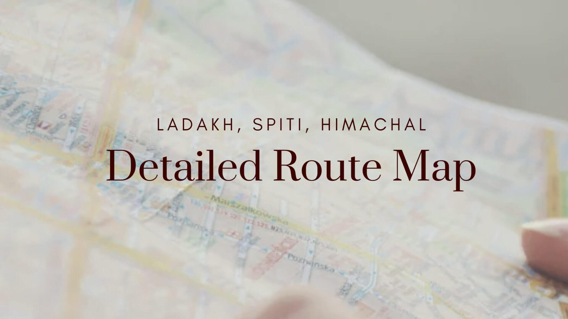 detailed route ladakh himachal spiti