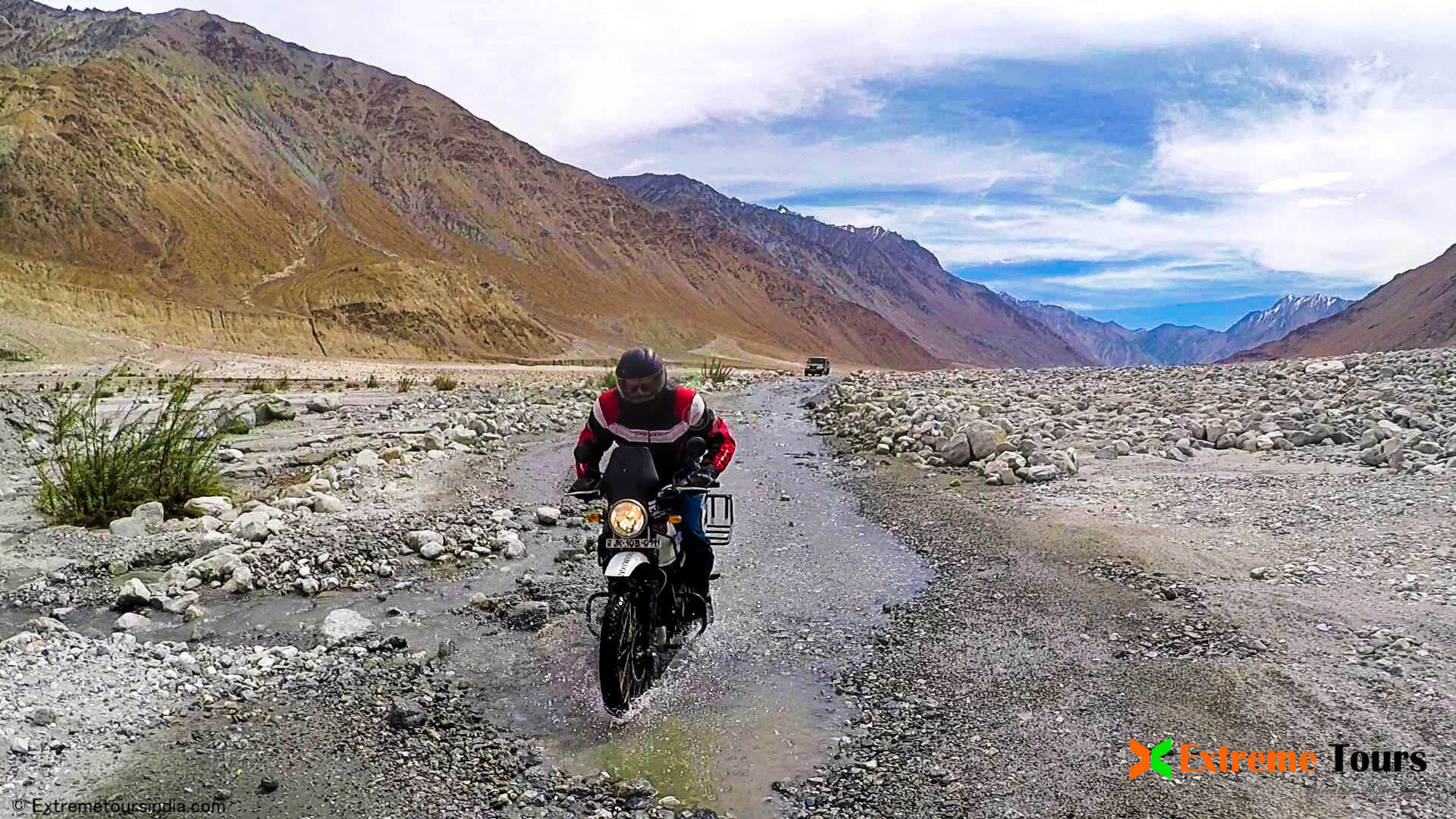 Off road motorcycle tour